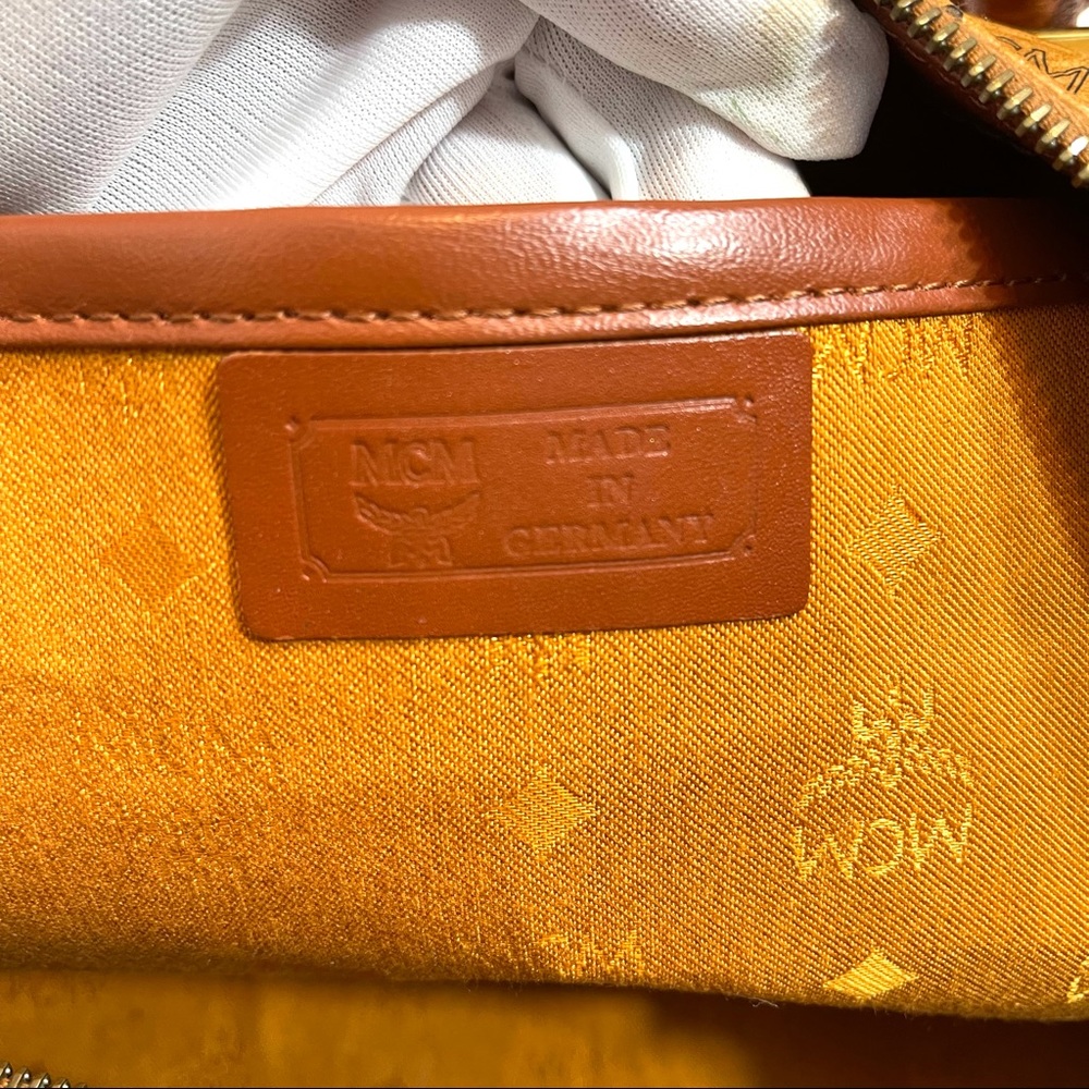 🍒 MCM Handbag, Leather Black and Brown - Picture 12 of 15